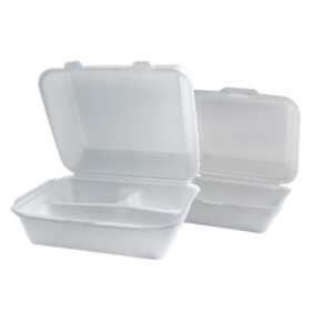 FOAM LUNCH BOX LB2 PLAIN