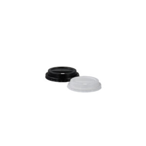 LIDS FOR RIPPLE CUP 12 /16 OZ (BLACK)