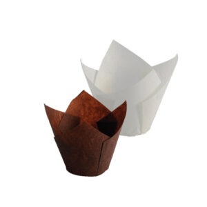 WHITE TULIP MUFFIN CUP 150/50