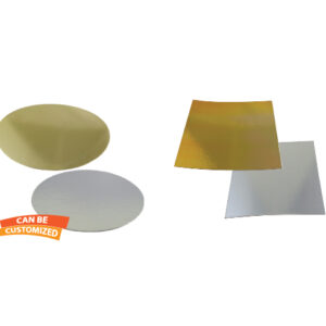 CAKE BOARD 10" SQUARE SILVER