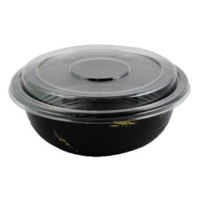 BLACK BASE NEGORO CONTAINER DB-314 W/CLEAR LID