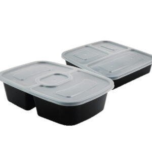 BLACK 3 SEC CONTAINER 15379 W/LID
