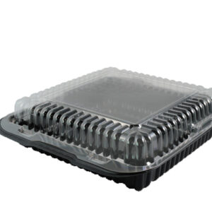 BLACK BAKERY SQUARE CONT. 252H1 WITH LID