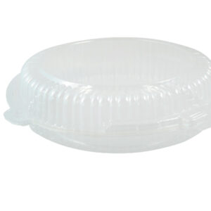 CLEAR ROUND BAKERY CONT. P1002 W/LID(SHALLOW)