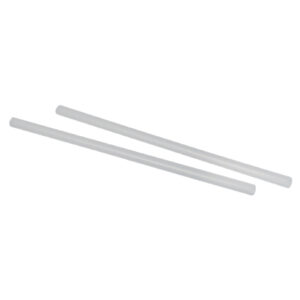 PLASTIC STRAW STRAIGHT 8 MM BLACK SINGLE WRAPPED