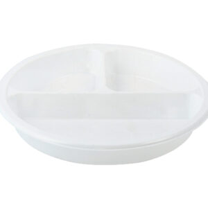 PLASTIC PLATE 9” 3 SECTION