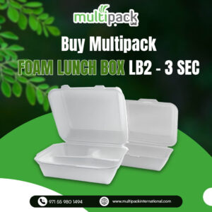 Disposable FOAM LUNCH BOX LB2 - 3 SEC