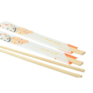 BAMBOO CHOPSTICKS PAPER WRAPPED