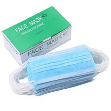 FACE MASK - NON WOVEN BLUE